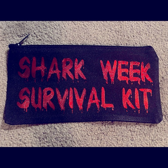 Shark Week Survival Kit Supply Bag - Picture 1 of 1